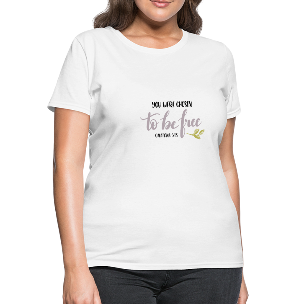 Galatians 5:13 - Women's T-Shirt - white