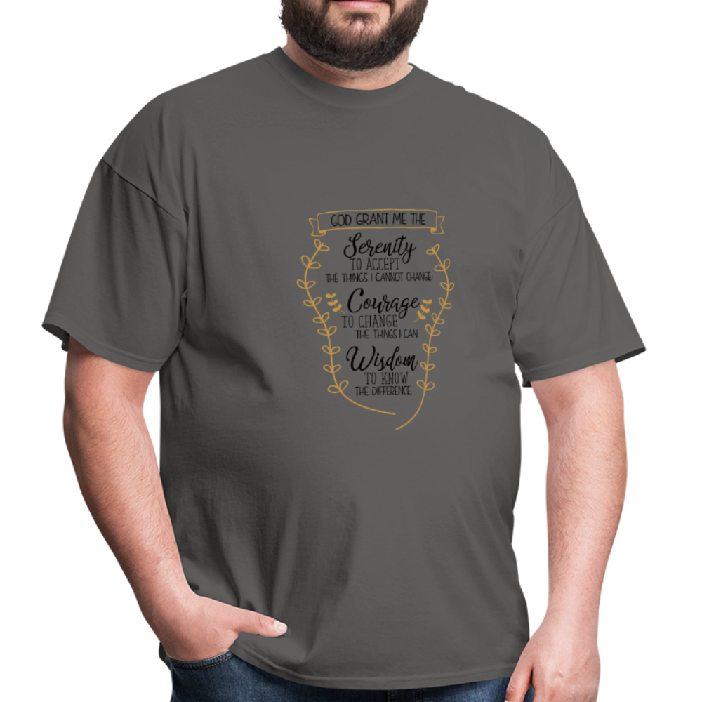 Serenity Prayer - Men's T-Shirt - charcoal