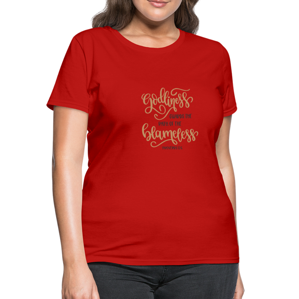 Proverbs 13:6 - Women's T-Shirt - red