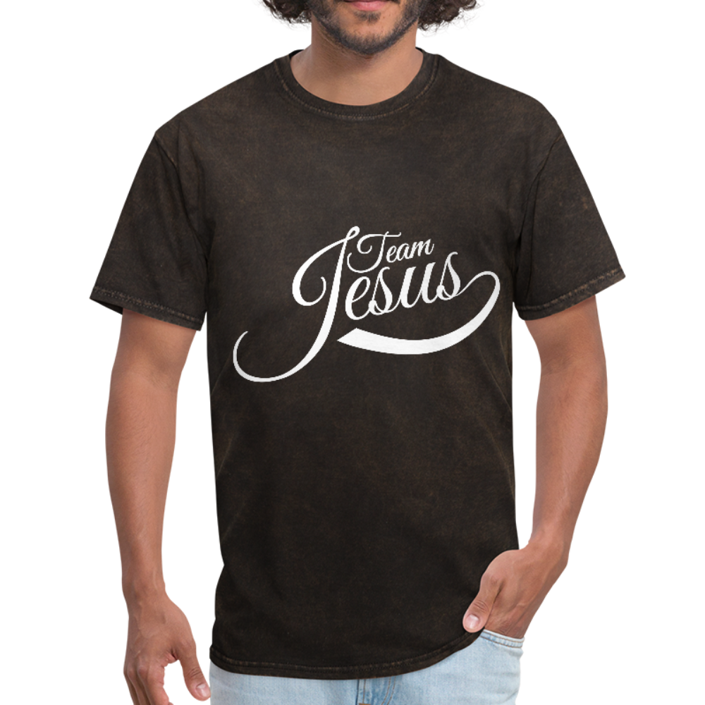 Team Jesus - White - Men's T-Shirt - mineral black