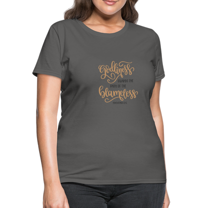 Proverbs 13:6 - Women's T-Shirt - charcoal