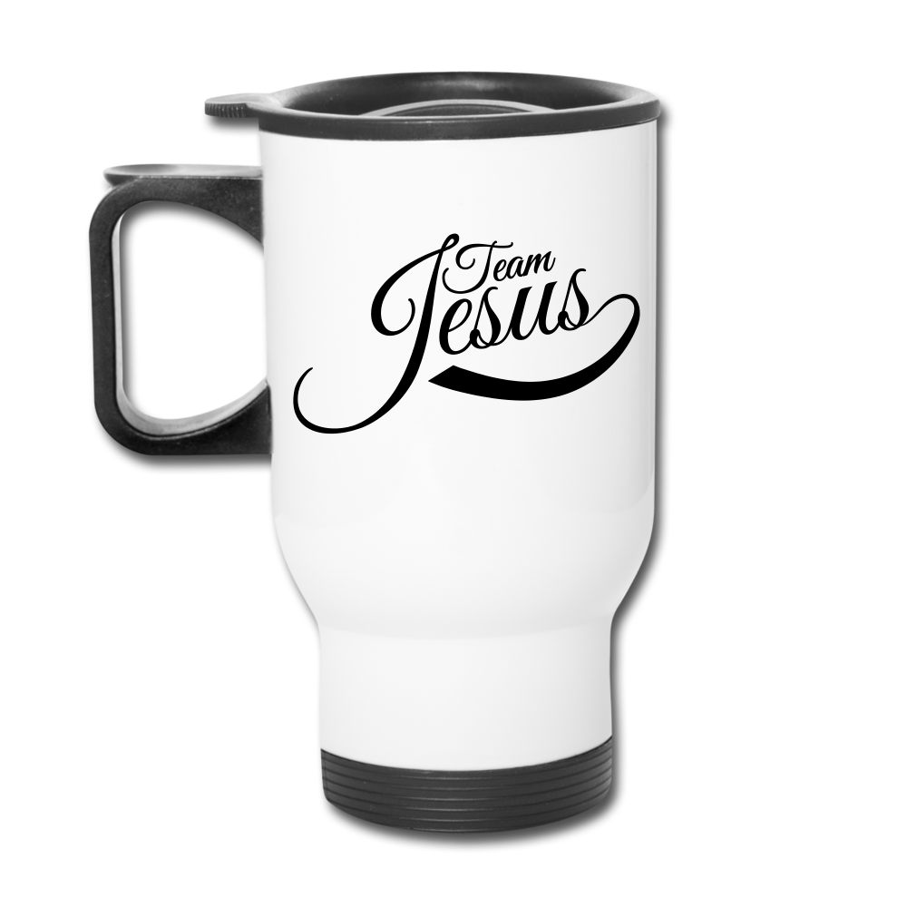 Team Jesus - Travel Mug - white