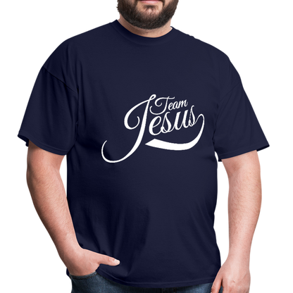 Team Jesus - White - Men's T-Shirt - navy