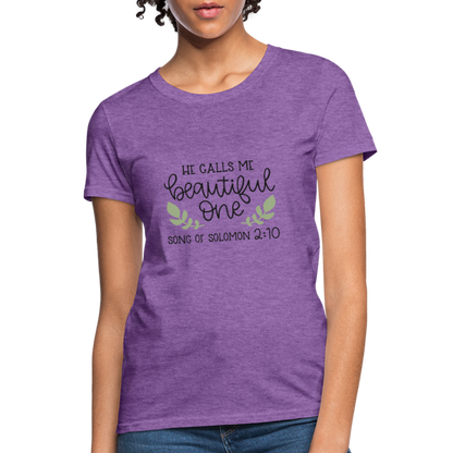 Song Of Solomon 2:10 - Women's T-Shirt - purple heather