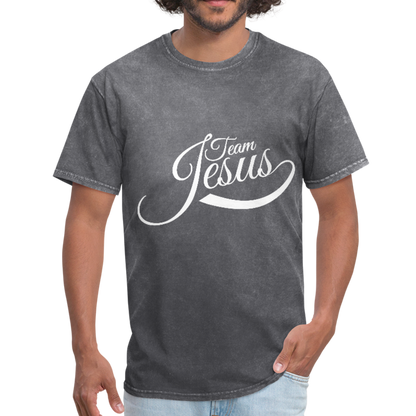 Team Jesus - White - Men's T-Shirt - mineral charcoal gray