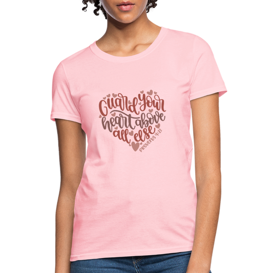 Proverbs 4:23 - Women's T-Shirt - pink