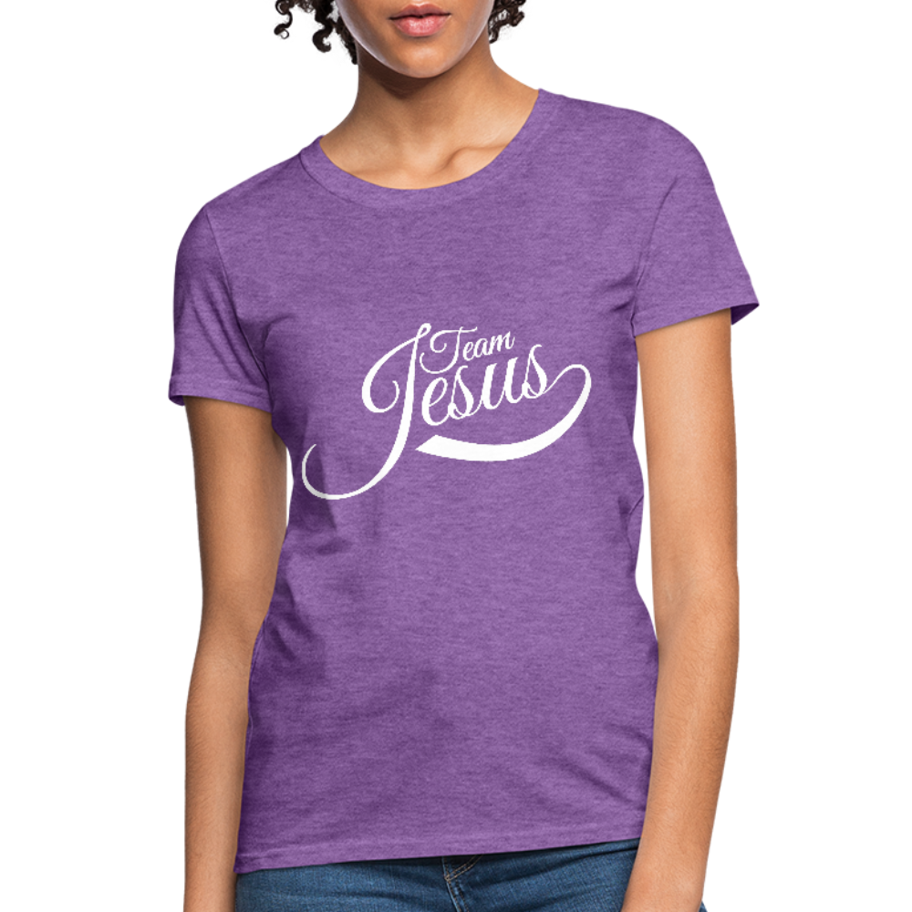 Team Jesus - White - Women's T-Shirt - purple heather