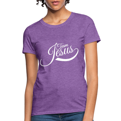 Team Jesus - White - Women's T-Shirt - purple heather