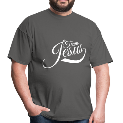 Team Jesus - White - Men's T-Shirt - charcoal