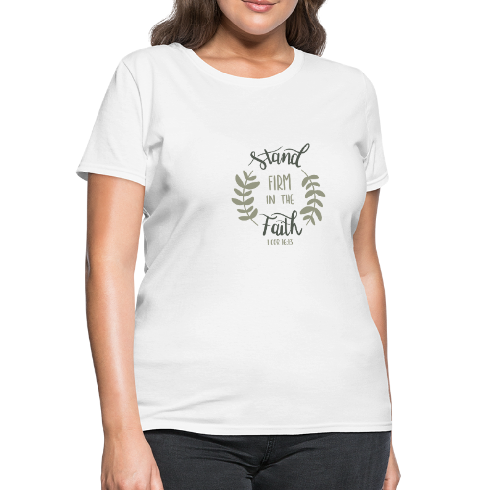 1 Corinthians 16:13 - Women's T-Shirt - white