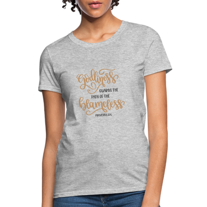 Proverbs 13:6 - Women's T-Shirt - heather gray