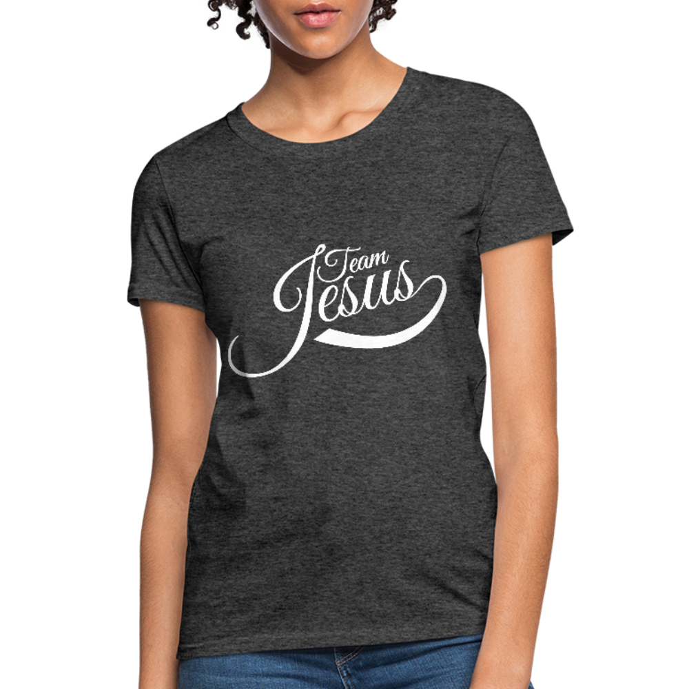 Team Jesus - White - Women's T-Shirt - heather black