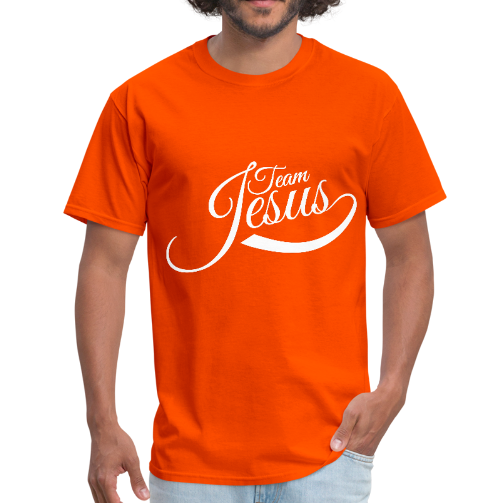 Team Jesus - White - Men's T-Shirt - orange