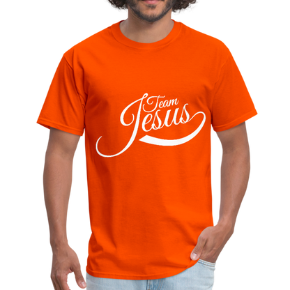 Team Jesus - White - Men's T-Shirt - orange