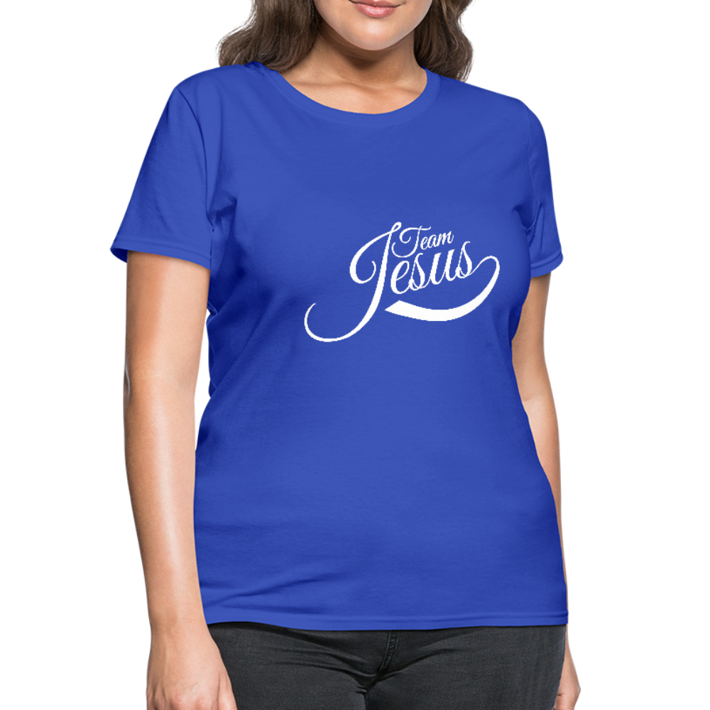 Team Jesus - White - Women's T-Shirt - royal blue