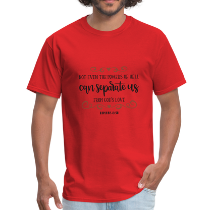 Romans 8:38 - Men's T-Shirt - red