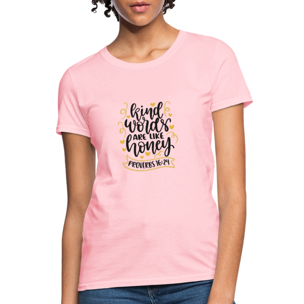 Proverbs 16:24 - Women's T-Shirt - pink