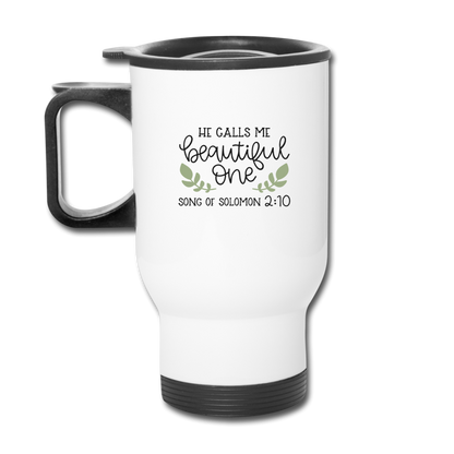 Song Of Solomon 2:10 - Travel Mug - white