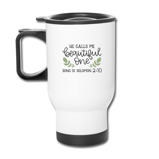 Song Of Solomon 2:10 - Travel Mug - white
