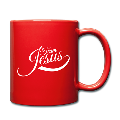 Team Jesus - Full Color Mug - red