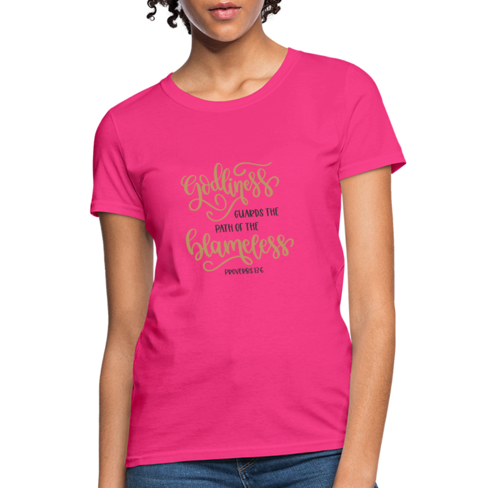 Proverbs 13:6 - Women's T-Shirt - fuchsia