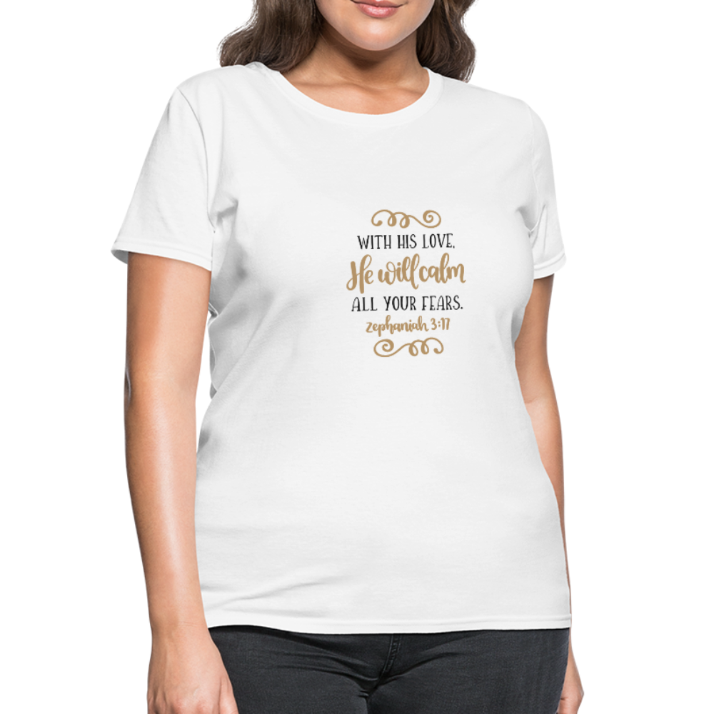 Zephaniah 3:17 - Women's T-Shirt - white