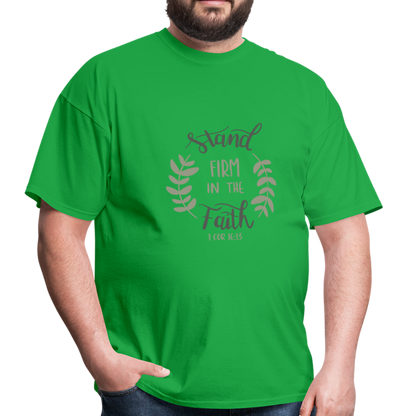 1 Corinthians 16:13 - Men's T-Shirt - bright green
