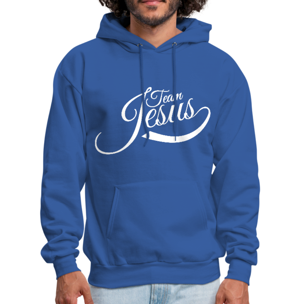 Team Jesus - White - Men's Hoodie - royal blue
