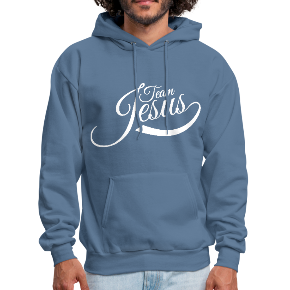 Team Jesus - White - Men's Hoodie - denim blue