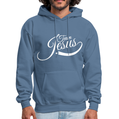 Team Jesus - White - Men's Hoodie - denim blue