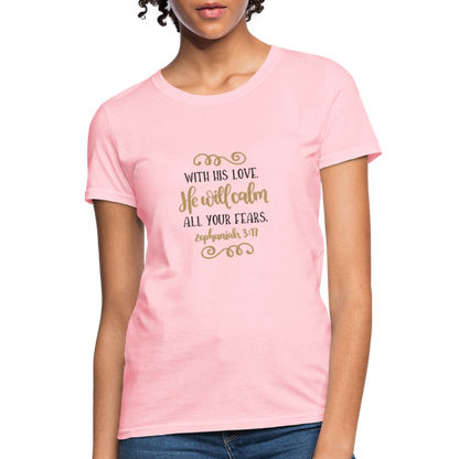 Zephaniah 3:17 - Women's T-Shirt - pink