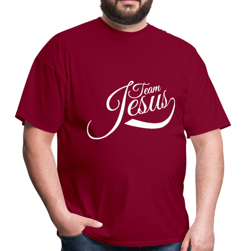 Team Jesus - White - Men's T-Shirt - burgundy