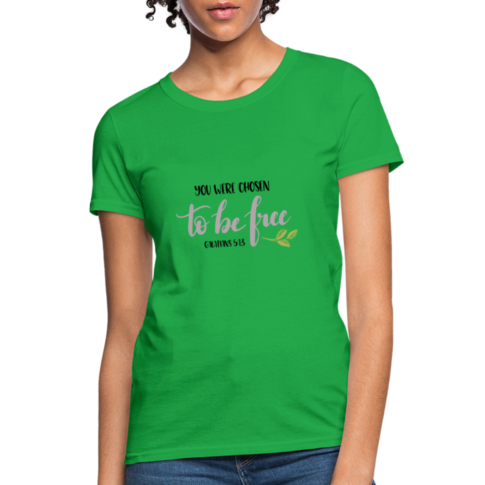 Galatians 5:13 - Women's T-Shirt - bright green