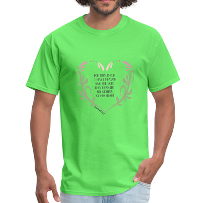 1 Samuel 1:27 - Men's T-Shirt - kiwi