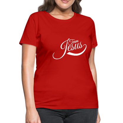 Team Jesus - White - Women's T-Shirt - red