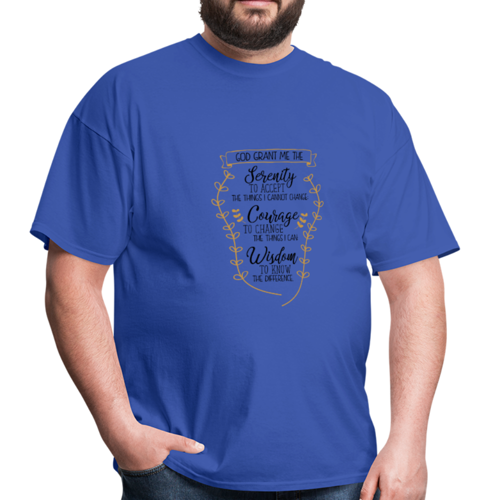 Serenity Prayer - Men's T-Shirt - royal blue