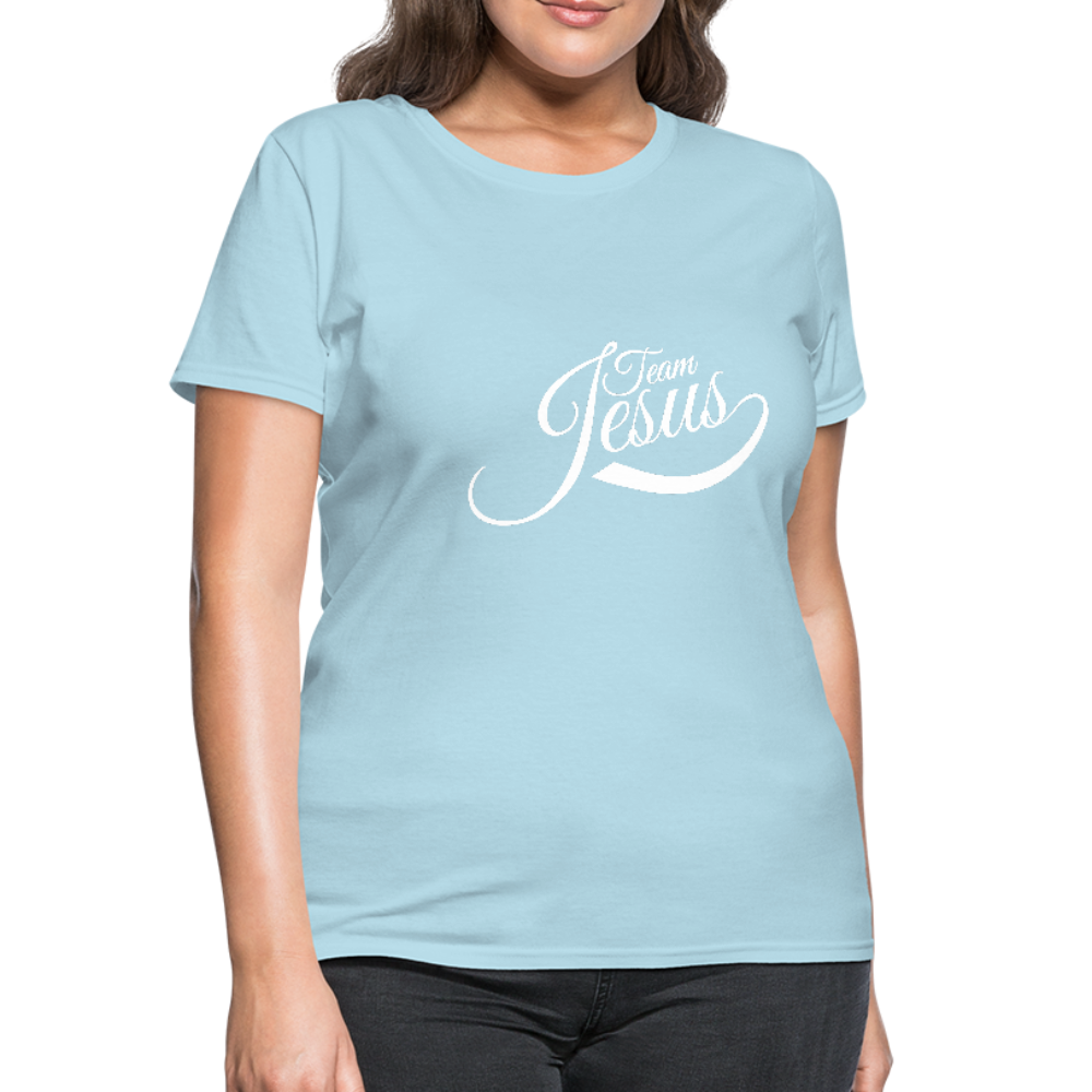 Team Jesus - White - Women's T-Shirt - powder blue