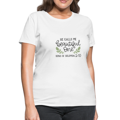 Song Of Solomon 2:10 - Women's T-Shirt - white
