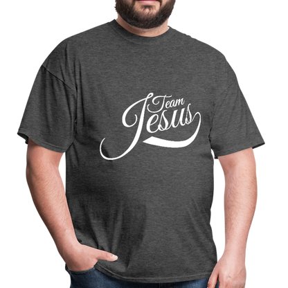 Team Jesus - White - Men's T-Shirt - heather black