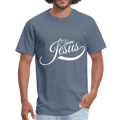 Team Jesus - White - Men's T-Shirt - denim