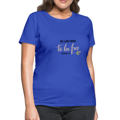 Galatians 5:13 - Women's T-Shirt - royal blue