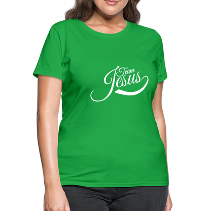 Team Jesus - White - Women's T-Shirt - bright green