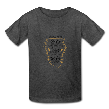 Serenity Prayer - Youth T-Shirt - heather black