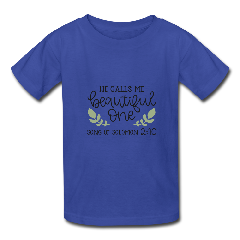 Song Of Solomon 2:10 - Youth T-Shirt - royal blue