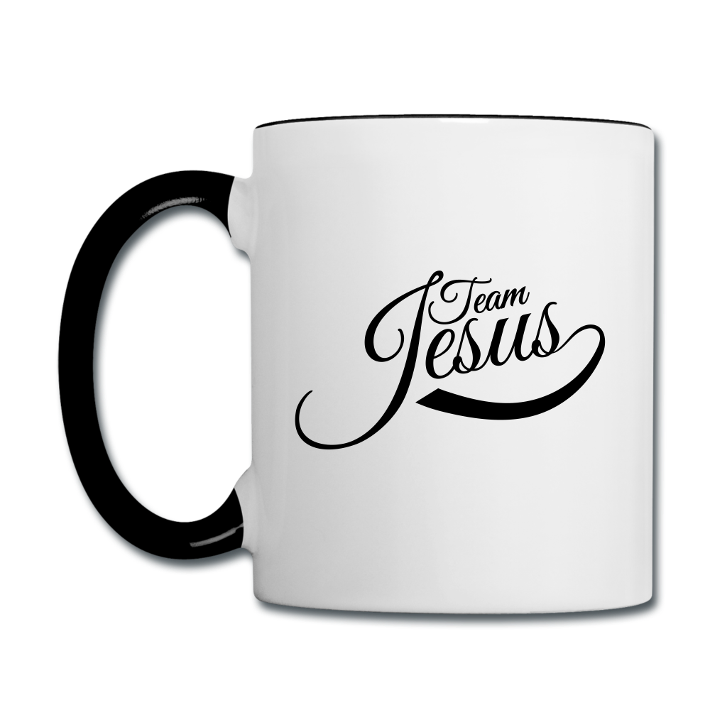 Team Jesus - Contrast Coffee Mug - white/black