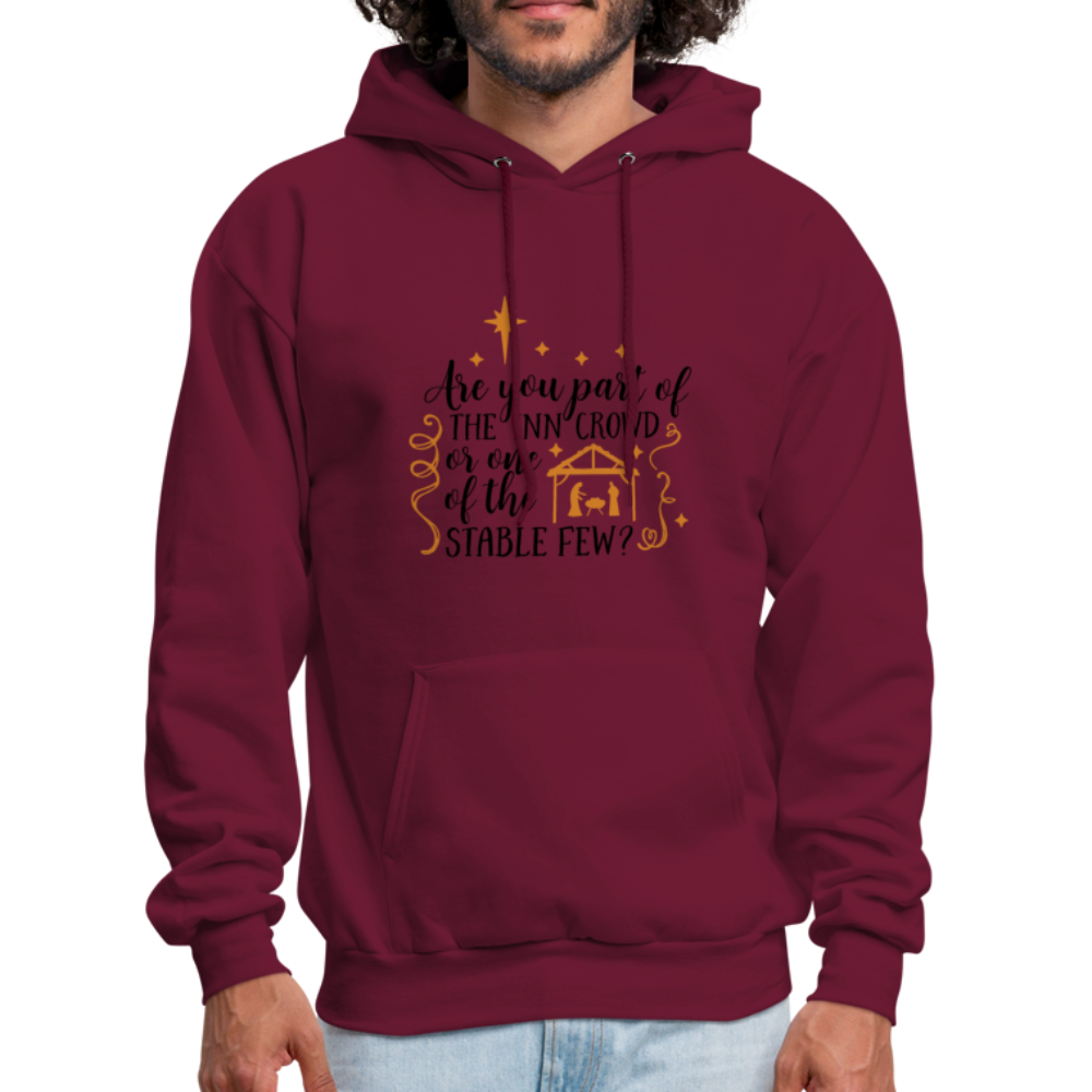 Are You Part Of The Inn Crowd - Men's Hoodie - burgundy