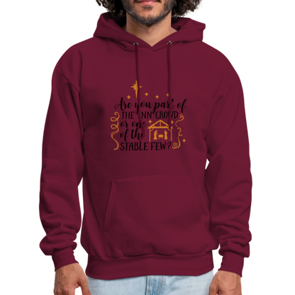 Are You Part Of The Inn Crowd - Men's Hoodie - burgundy