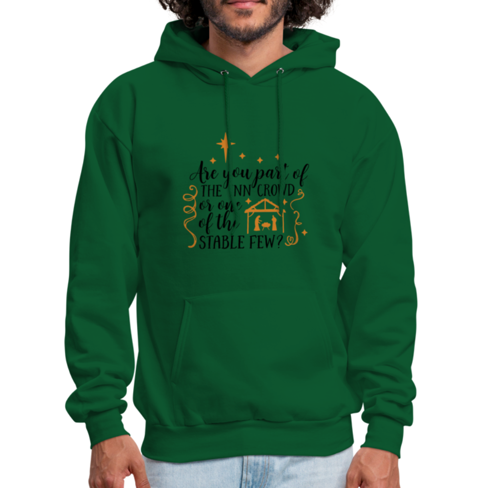Are You Part Of The Inn Crowd - Men's Hoodie - forest green