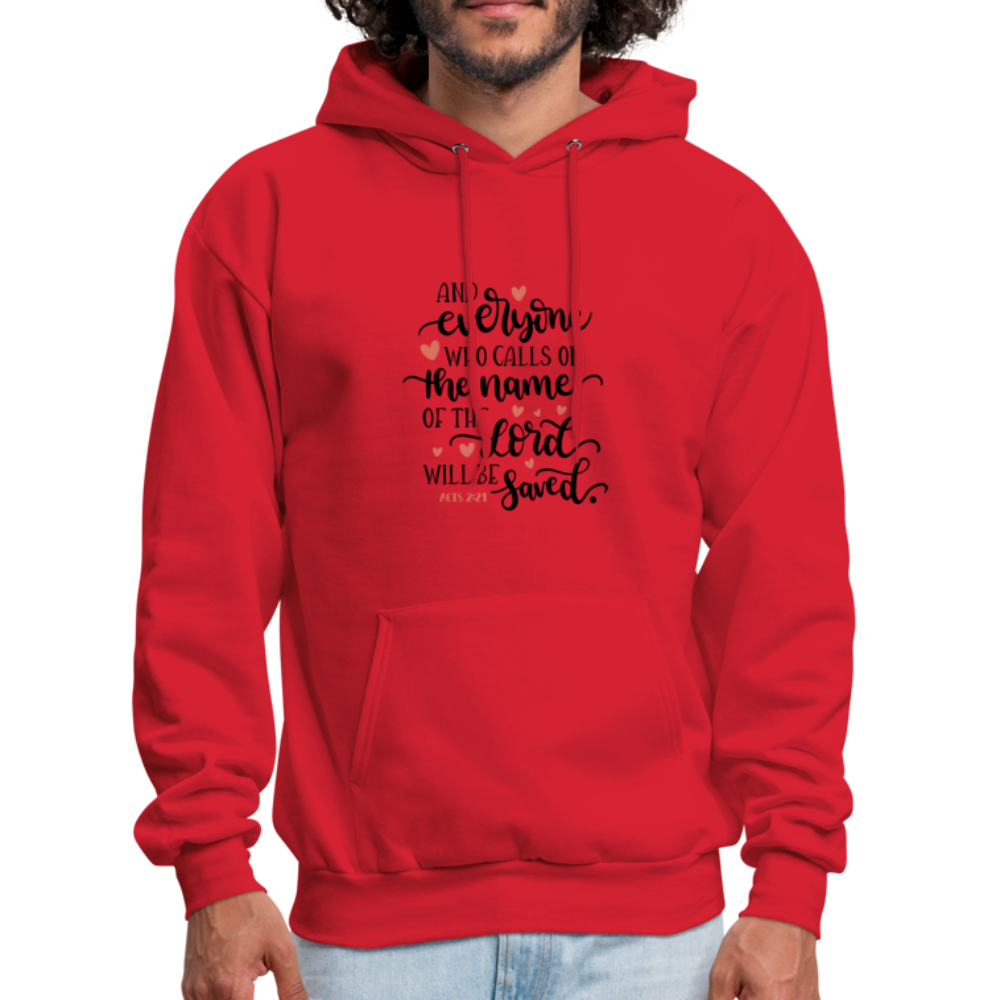 Acts 2:21 - Men's Hoodie - red