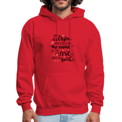 Acts 2:21 - Men's Hoodie - red